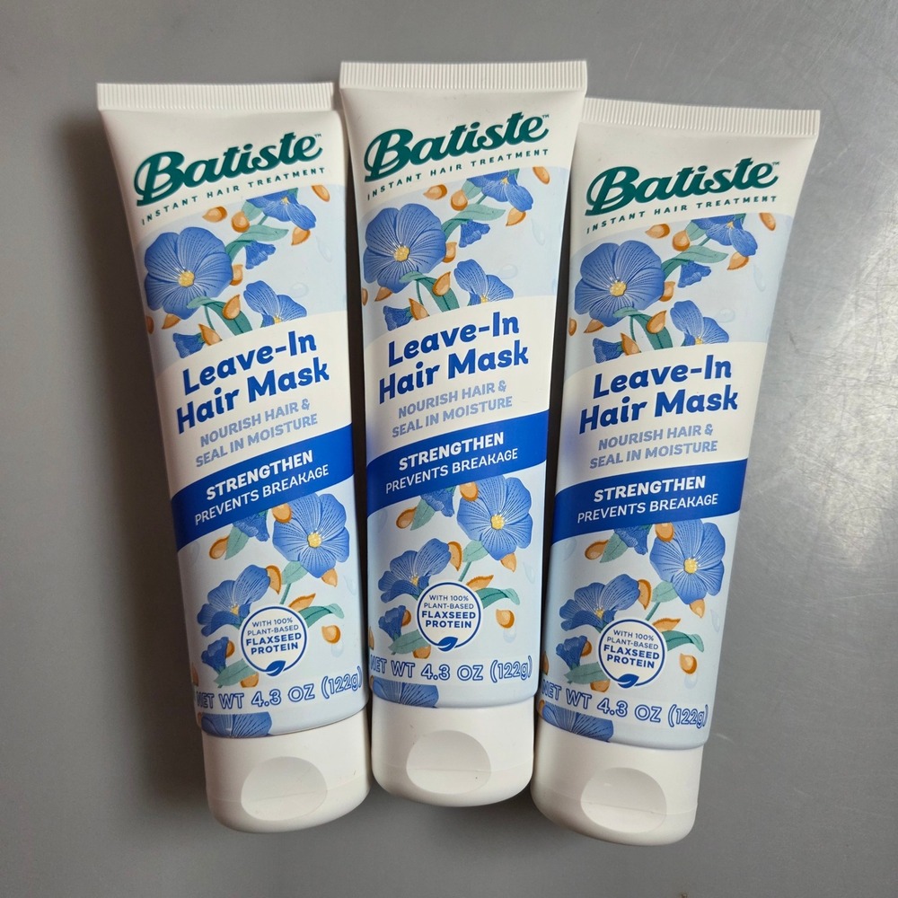 Batiste Leave-In Hair Mask Strengthen & Prevent Breakage 4.3oz‎ Each lot of 3